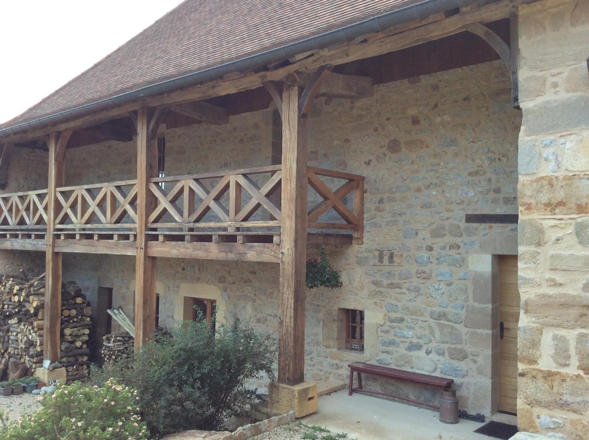 核桃域住宿加早餐旅馆 Saint-Christophe-en-Brionnais 外观 照片